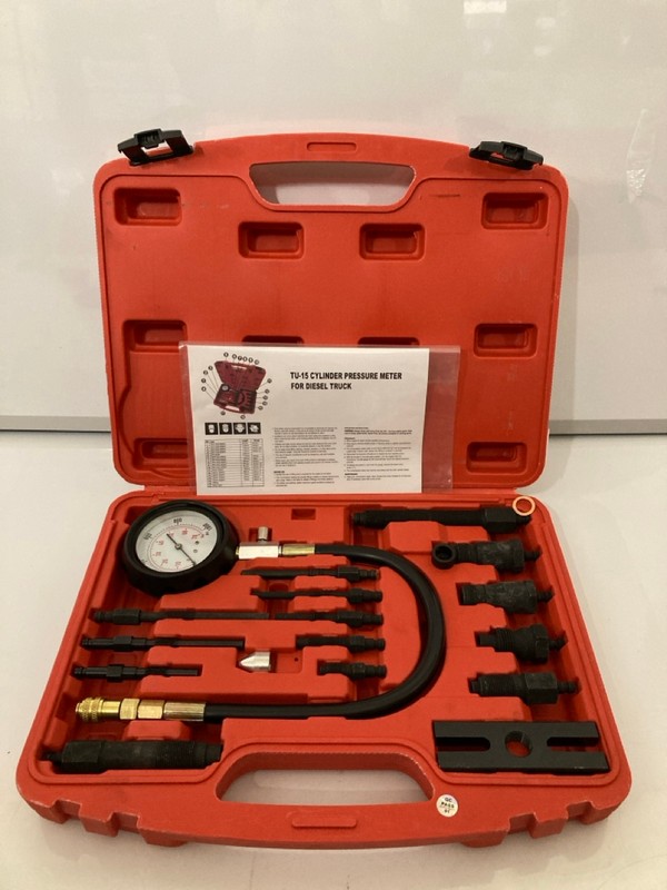 Lot 674  
            Nottingham SR7 - Delivery Only 

                
CYLINDER PRESSURE METER FOR DIESEL TRUCK TU-15 (WITH CARRY CASE)