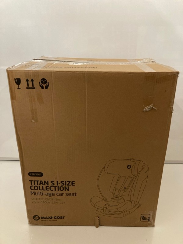 Lot 681  
            Nottingham SR7 - Delivery Only 

                
MAXI-COSI TITAN S I-SIZE COLLECTION MULTI-AGE CAR SEAT