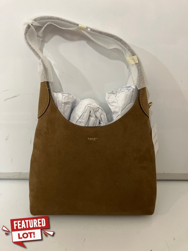 Lot 6  
            Nottingham SR7 - Delivery Only 

                
COACH SUEDE BROOKLYN SB 28 SHOULDER BAG ORIGINAL RRP: £350.00