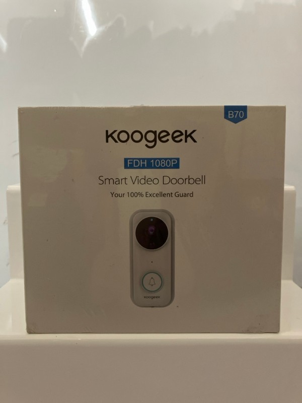 Lot 82  
            Nottingham SR7 - Delivery Only 

                
KOOGEEK B70 SMART VIDEO DOORBELL (SEALED)