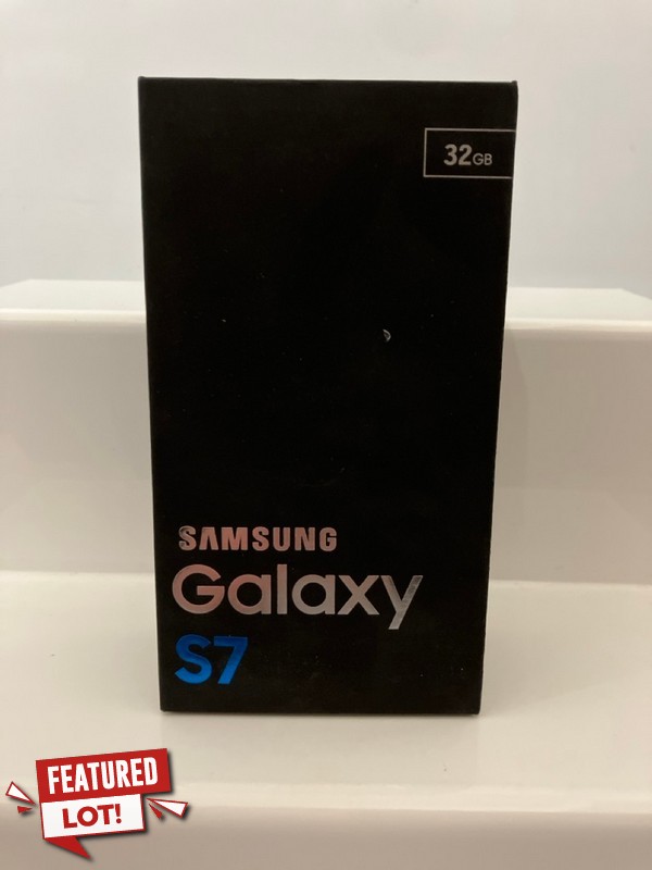 Lot 8  
            Nottingham SR7 - Delivery Only 

                
SAMSUNG GALAXY S7 SMART PHONE 32GB SM-G930F (WITH CHARGER AND BOX)