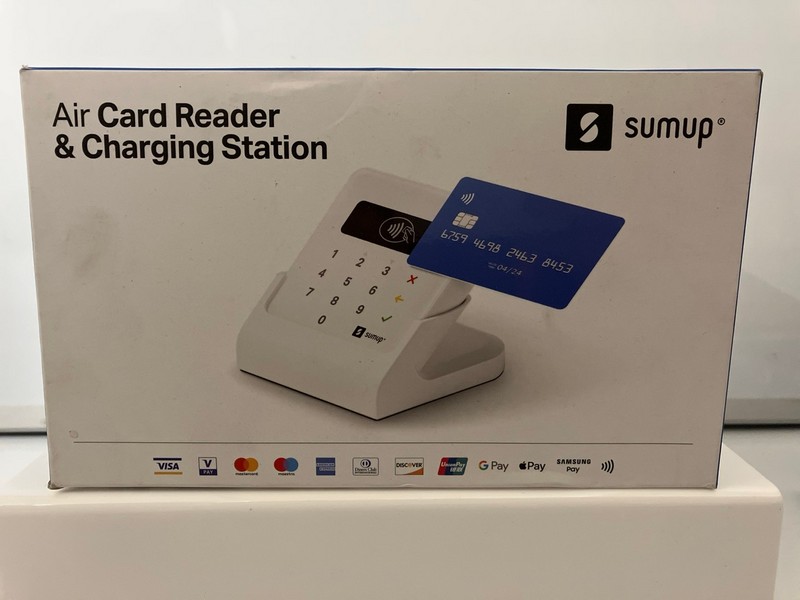 Lot 90  
            Nottingham SR7 - Delivery Only 

                
SUMUP AIR CARD READER & CHARGING STATION (SEALED)