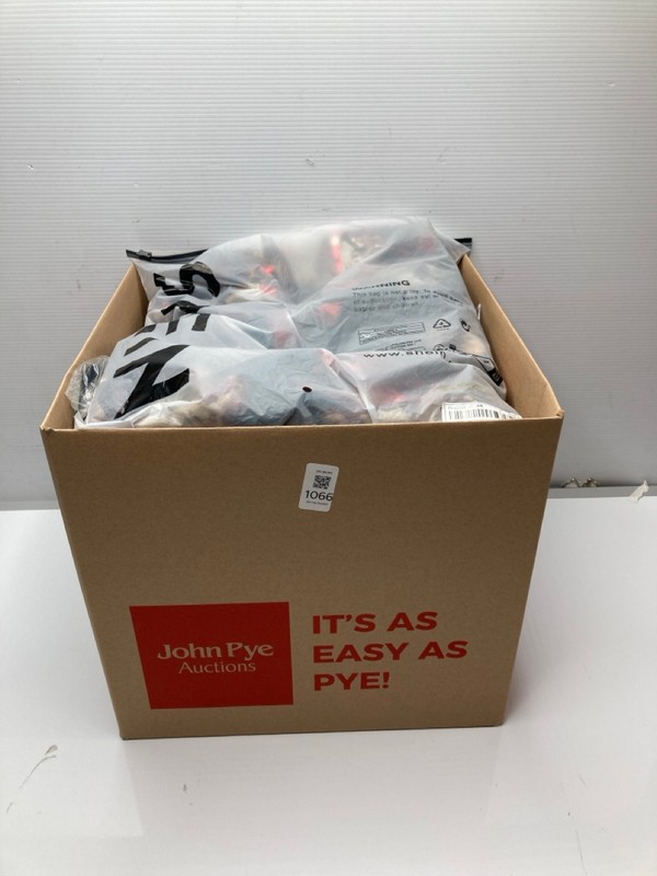 Lot 1066  
            Nottingham SR9 - Delivery Only 

                
BOX OF CLOTHING ITEMS IN VARIOUS SIZES AND DESIGNS