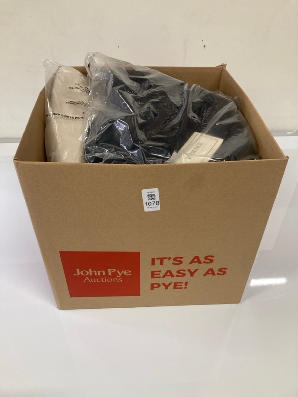 Lot 1078  
            Nottingham SR9 - Delivery Only 

                
BOX OF CLOTHING ITEMS IN VARIOUS SIZES AND DESIGNS