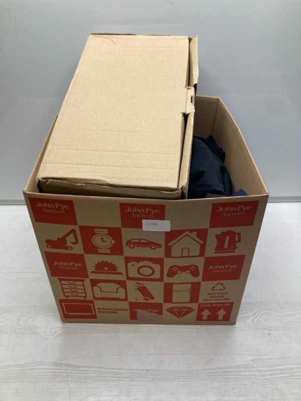 Lot 1102  
            Nottingham SR9 - Delivery Only 

                
BOX OF CLOTHING ITEMS IN VARIOUS SIZES AND DESIGNS