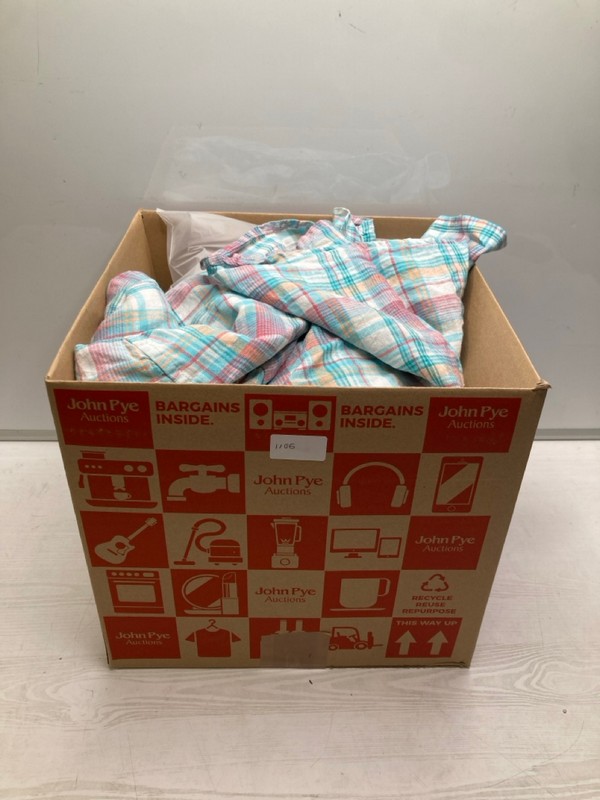 Lot 1106  
            Nottingham SR9 - Delivery Only 

                
BOX OF CLOTHING ITEMS IN VARIOUS SIZES AND DESIGNS