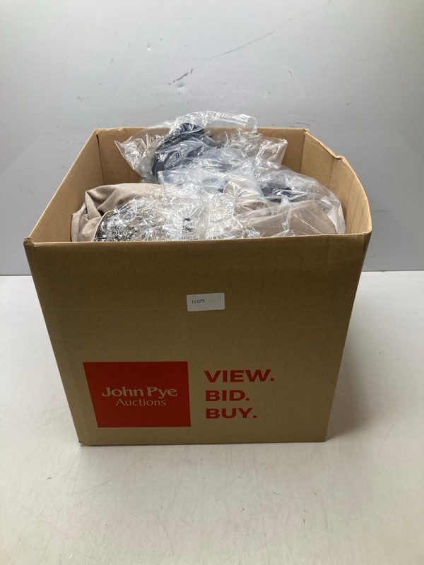 Lot 1109  
            Nottingham SR9 - Delivery Only 

                
BOX OF CLOTHING ITEMS IN VARIOUS SIZES AND DESIGNS