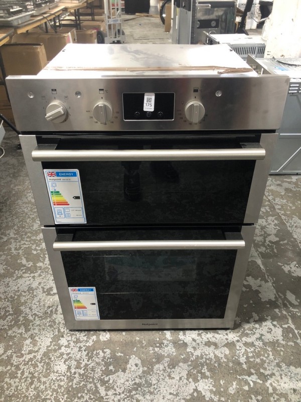 Lot 175  
            Nottingham SR1 - Delivery or Collection 

                
HOTPOINT BUILT-IN DOUBLE OVEN MODEL: DD4541IX
