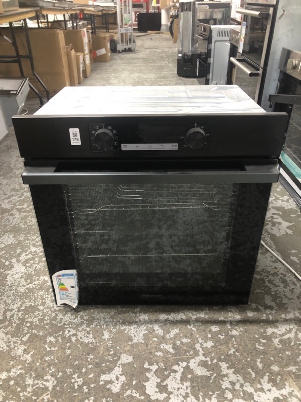 Lot 178  
            Nottingham SR1 - Delivery or Collection 

                
HISENSE BUILT-IN SINGLE OVEN MODEL: BO3CO3C02-1