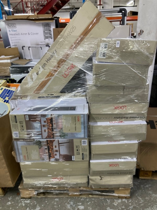 Lot 211  
            Nottingham SR1 - Delivery or Collection 

                
PALLET OF FAN HEATERS / OIL FILLED RADIATORS