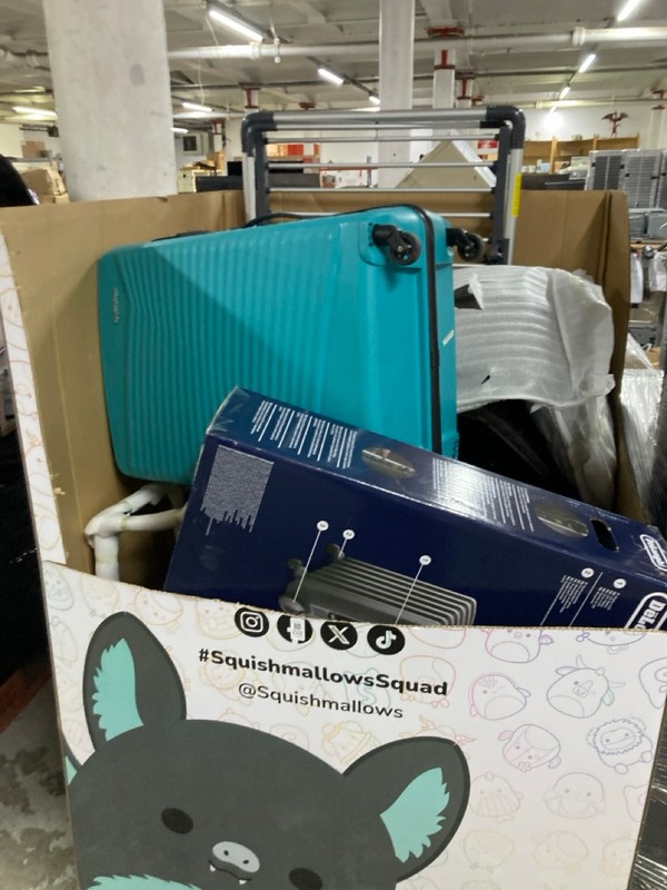 Lot 222  
            Nottingham SR1 - Delivery or Collection 

                
PALLET OF VARIOUS ITEMS INC. DELONGHI RADIA S DIGITAL 7 FIN OIL FILLED RADIATOR