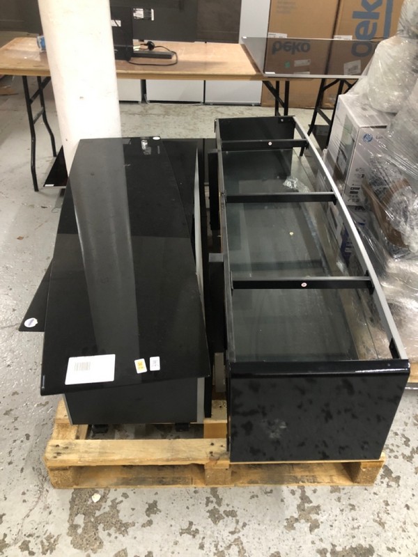 Lot 245  
            Nottingham SR1 - Collection Only 

                
PALLET OF BLACK GLASS TV STANDS (COLLECTION ONLY)