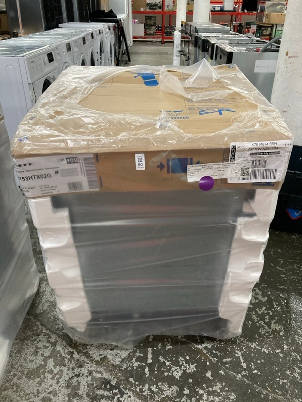 Lot 60  
            Nottingham SR1 - Delivery or Collection 

                
NEFF INTEGRATED DISHWASHER - MODEL. S153HTX02G (SEALED) - ORIGINAL RRP - £449.99