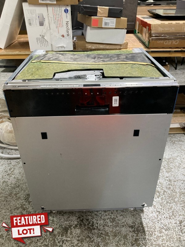 Lot 65  
            Nottingham SR1 - Delivery or Collection 

                
BOSCH SILENCE PRO INTEGRATED DISHWASHER - MODEL. SMV4ECX23G - ORIGINAL RRP - £657.99