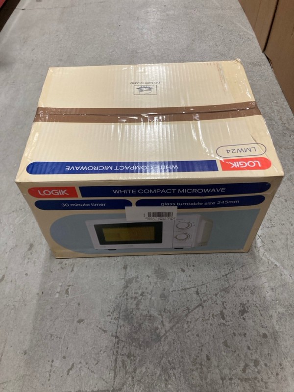 Lot 106  
            Nottingham SR8 - Delivery Or Collection 

                
LOGIK LMW24 WHITE COMPACT MICROWAVE