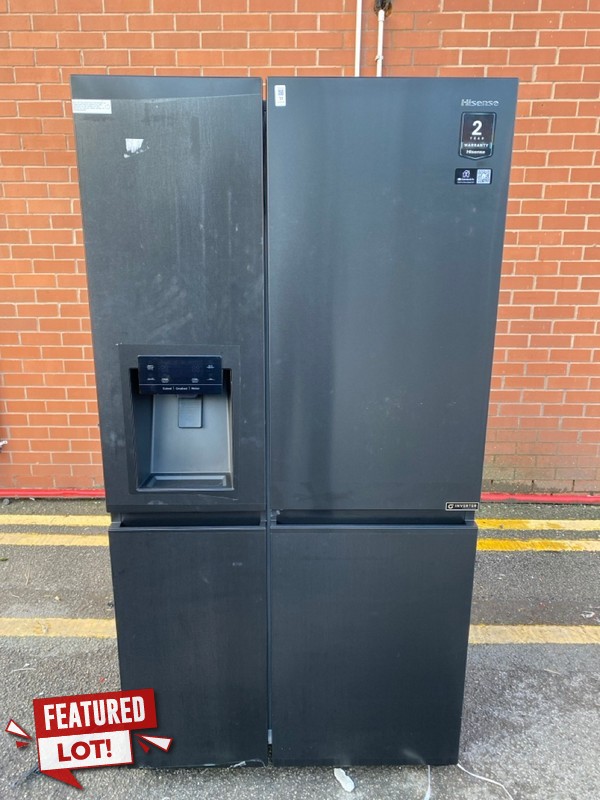 Lot 11  
            Nottingham SR8 - Delivery Or Collection 

                
HISENSE PUREFLAT INFINITE FREESTANDING AMERICAN FRIDGE FREEZER MODEL: RS818N4TFE ...