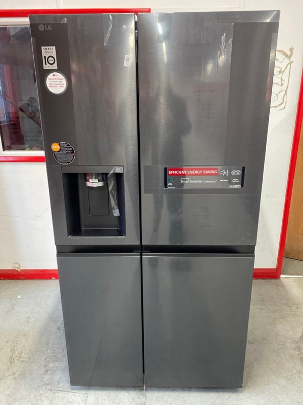 Lot 33  
            Nottingham SR8 - Delivery Or Collection 

                
LG NATURE FRESH SMART FREESTANDING AMERICAN FRIDGE FREEZER MODEL: GSLE91EVAB RRP ...