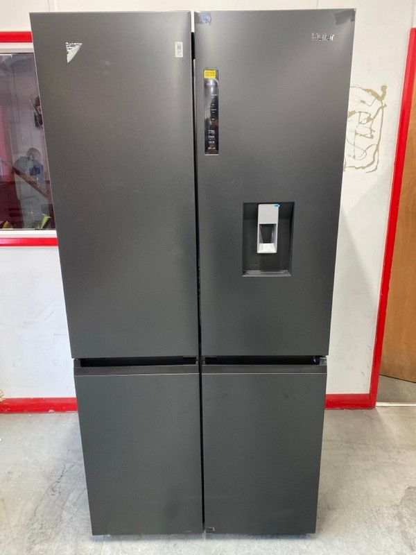 Lot 37  
            Nottingham SR8 - Delivery Or Collection 

                
HAIER CUBE SERIES 3 FREESTANDING AMERICAN FRIDGE FREEZER MODEL: HCR39F19EWPT RRP ...