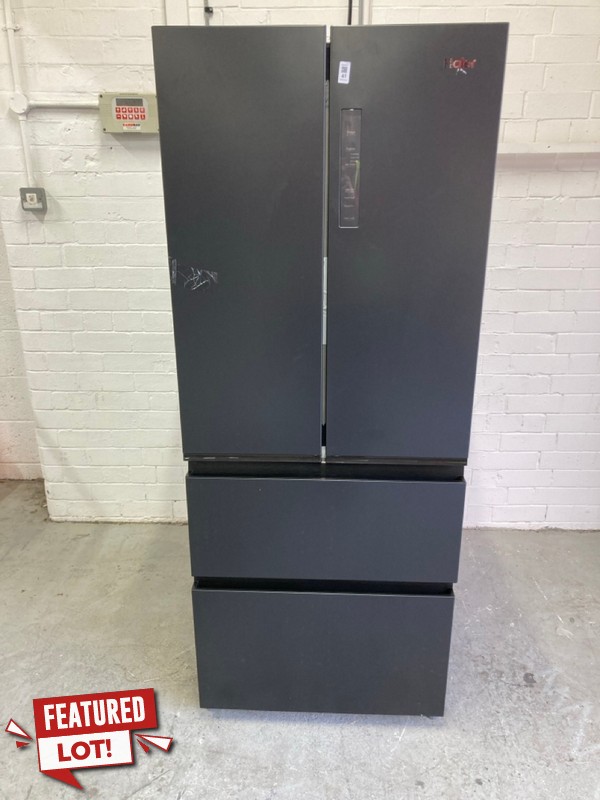 Lot 41  
            Nottingham SR8 - Delivery Or Collection 

                
HAIER FD 70 SERIES 3 FREESTANDING AMERICAN FRIDGE FREEZER MODEL: HFR3718ENPT RRP ...