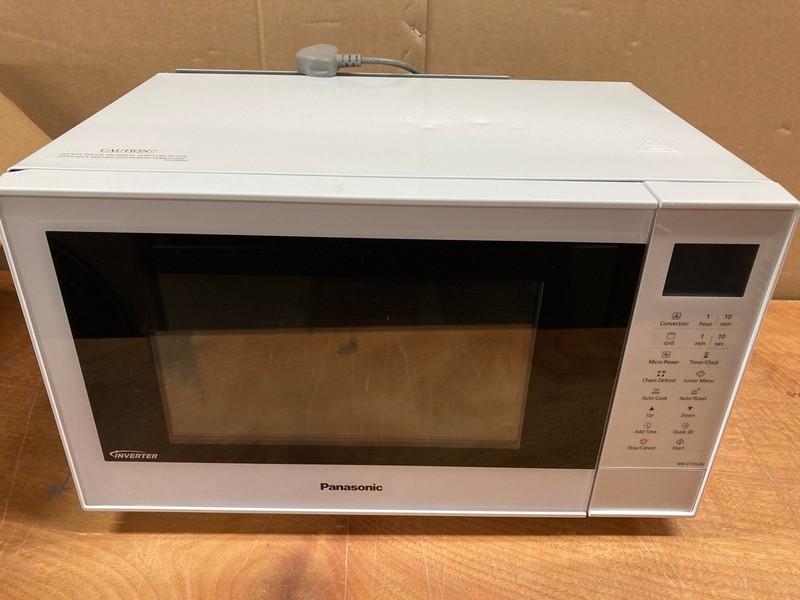 Lot 62  
            Nottingham SR8 - Delivery Or Collection 

                
PANASONIC CONVECTION/ GRILL NN-CT55JW MICROWAVE OVEN