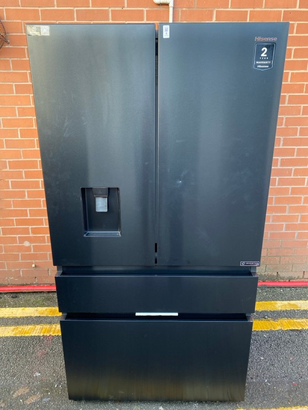 Lot 6  
            Nottingham SR8 - Delivery Or Collection 

                
HISENSE PUREFLAT FREESTANDING AMERICAN FRIDGE FREEZER MODEL: RF749N4SWFE RRP £999