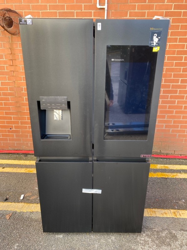 Lot 7  
            Nottingham SR8 - Delivery Or Collection 

                
HISENSE PUREFLAT SMART FREESTANDING AMERICAN FRIDGE FREEZER MODEL: RQ760N4IFE RRP...