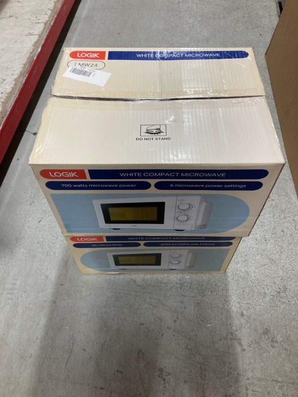 Lot 89  
            Nottingham SR8 - Delivery Or Collection 

                
2 X LOGIK MICROWAVES INC LOGIK LMW24 MICROWAVE