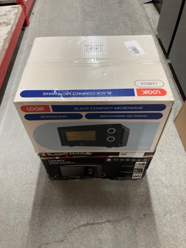 Lot 91  
            Nottingham SR8 - Delivery Or Collection 

                
2 X MICROWAVES INC LOGIK LMB24 MICROWAVE