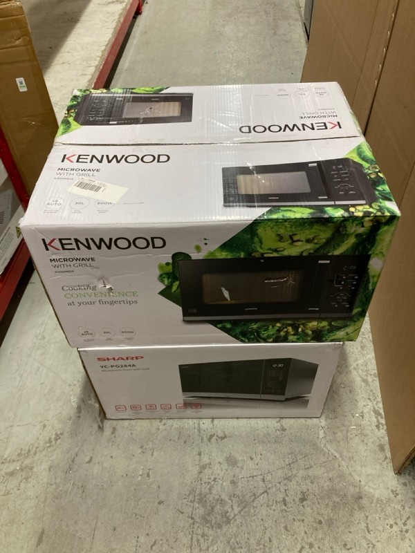 Lot 96  
            Nottingham SR8 - Delivery Or Collection 

                
2 X MICROWAVES INC SHARP YC-PG284AU-S MICROWAVE OVEN