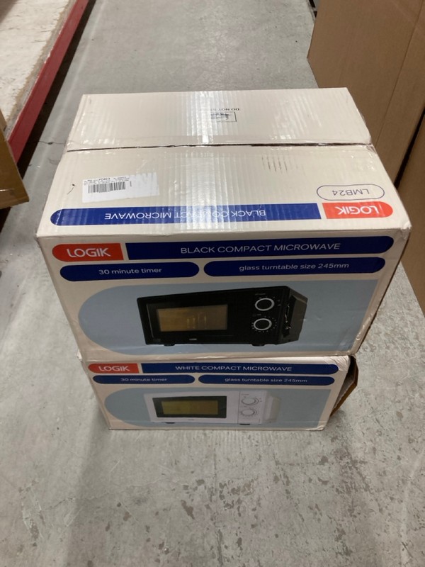 Lot 97  
            Nottingham SR8 - Delivery Or Collection 

                
2 X LOGIK MICROWAVES INC LOGIK LMB24 MICROWAVE