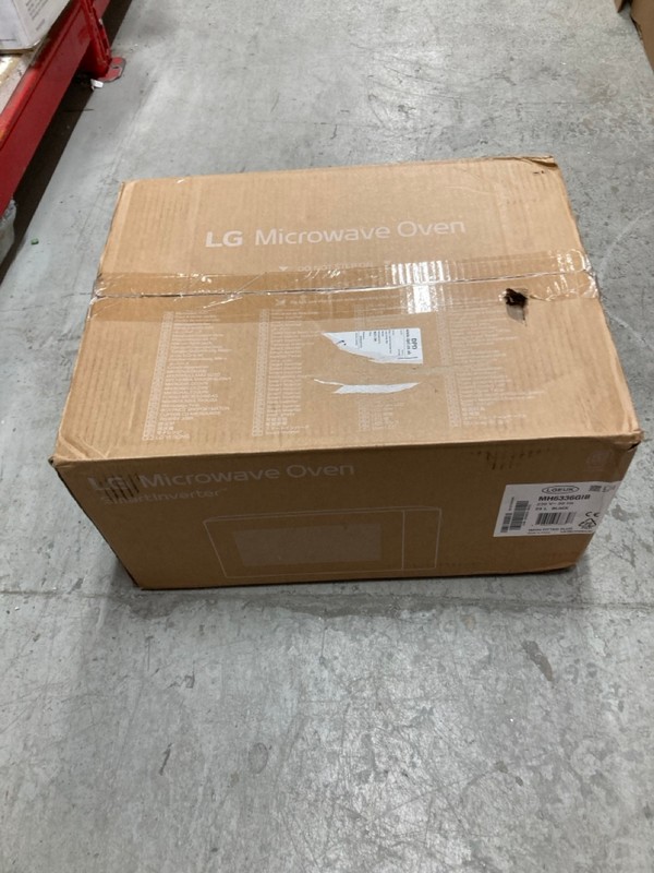 Lot 99  
            Nottingham SR8 - Delivery Or Collection 

                
LG SMART INVERTER 23L MH6336GIB MICROWAVE OVEN