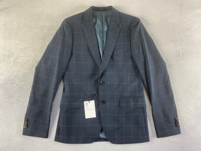 Lot 13  
            Nottingham Prem - Delivery Only 

                
PAUL SMITH MENS 2 BUTTON JACKET.SIZE 38/48 MADE FROM 100% WOOL