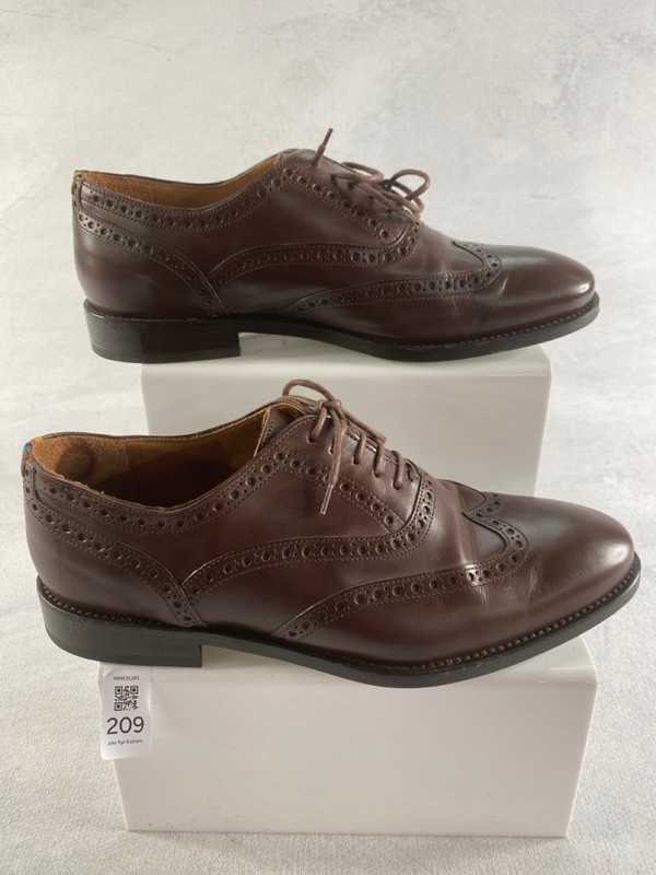 Lot 209  
            Nottingham Prem - Delivery Only 

                
PAUL SMITH MENS SHOES IN BROWN SIZE 7