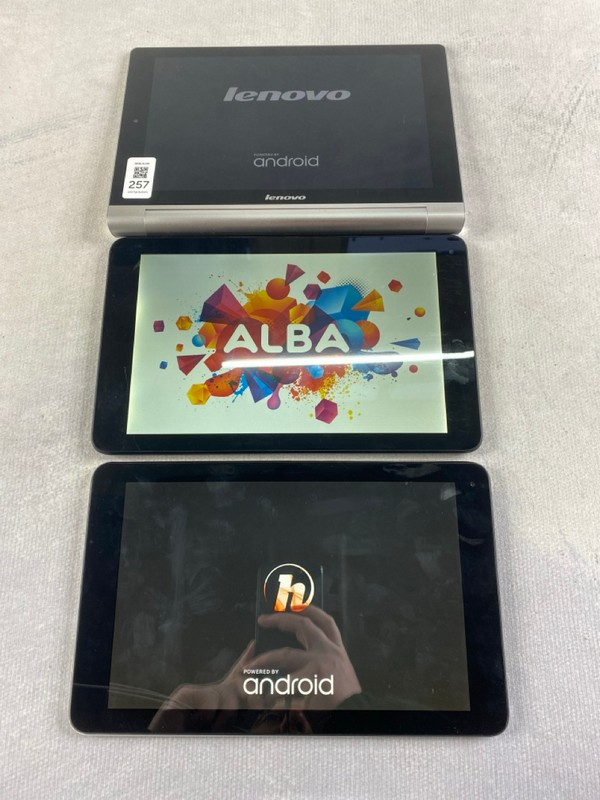 Lot 257  
            Nottingham Prem - Delivery Only 

                
3 X ITEMS TO INCLUDE LENOVO TABLET B8080F.  [JPTN48095, JPTN48098, JPTN48104]