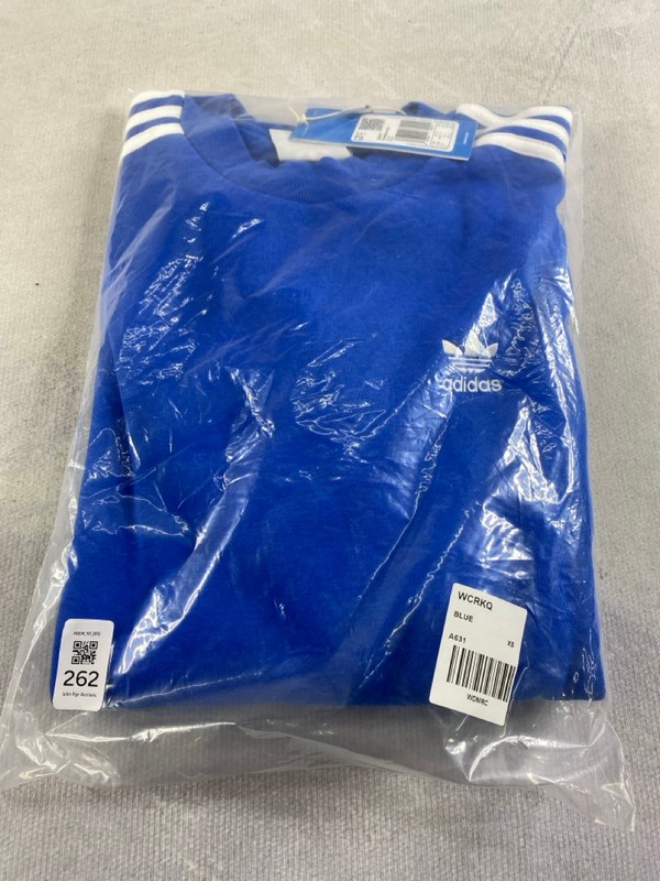 Lot 262  
            Nottingham Prem - Delivery Only 

                
ADIDAS ORIGINALS JUMPER UK SIZE XS