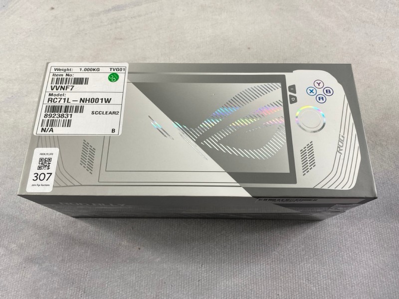 Lot 307  
            Nottingham Prem - Delivery Only 

                
ASUS ROG ALLY HAND HELD GAME CONSOLE: MODEL NO RC71L (WITH BOX & ACCESSORIES)ORIG...