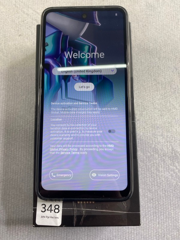 Lot 348  
            Nottingham Prem - Delivery Only 

                
HMD FUSION 128GB SMARTPHONE IN BLACK: MODEL NO TA-1640 DS (WITH BOX)  [JPTN48377]