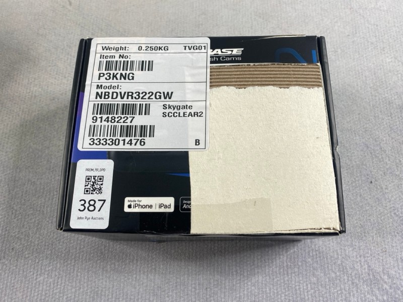 Lot 387  
            Nottingham Prem - Delivery Only 

                
NEXTBASE 322 GW DASH CAM. (WITH BOX & ACCESSORIES)  [JPTN48429]