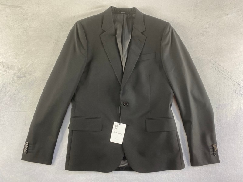 Lot 51  
            Nottingham Prem - Delivery Only 

                
PAUL SMITH MENS 2 BUTTON JACKET.SIZE SOHO FIT MADE FROM 100% WOOL