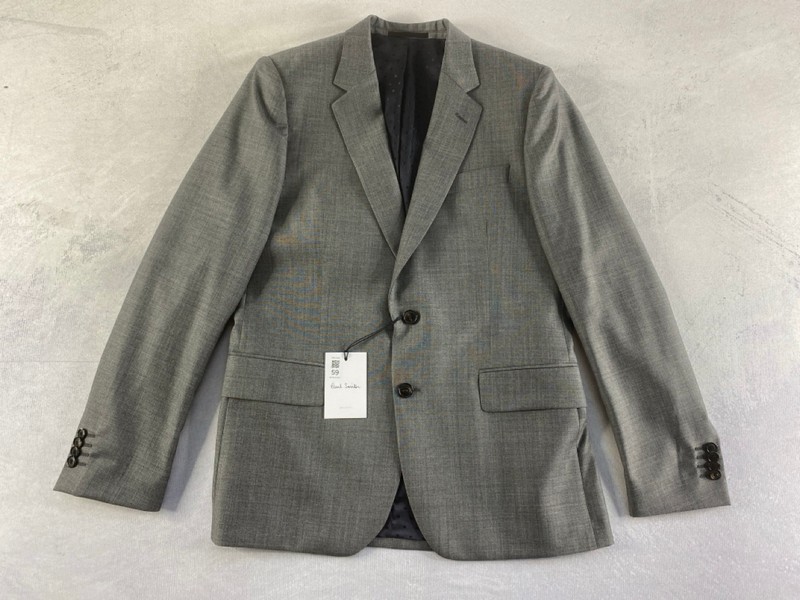 Lot 59  
            Nottingham Prem - Delivery Only 

                
PAUL SMITH MENS 2 BUTTON JACKET.SIZE 40/50 MADE FROM 100% WOOL
