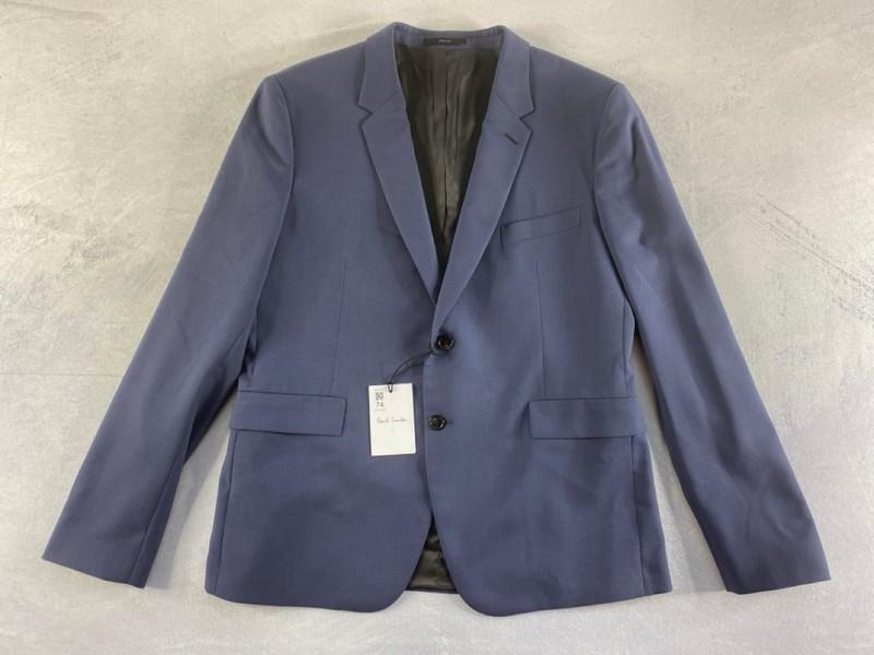 Lot 74  
            Nottingham Prem - Delivery Only 

                
PAUL SMITH MENS 2 BUTTON JACKET.SIZE 44/54