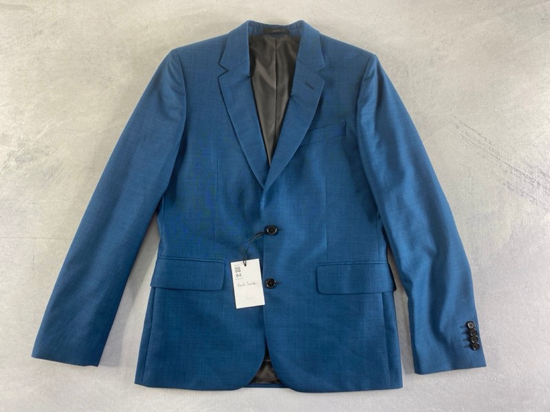 Lot 84  
            Nottingham Prem - Delivery Only 

                
PAUL SMITH MENS 2 BUTTON JACKET.SIZE 38/6R  MADE FROM 100% WOOL