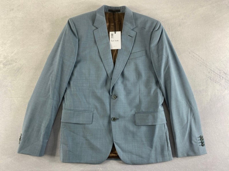 Lot 89  
            Nottingham Prem - Delivery Only 

                
PAUL SMITH MENS 2 BUTTON JACKET.SIZE R40  MADE FROM 100% WOOL