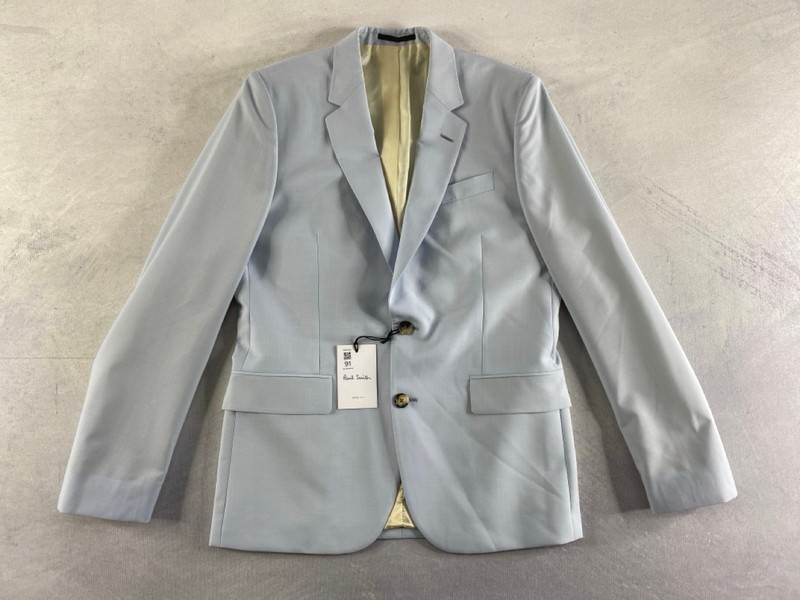 Lot 91  
            Nottingham Prem - Delivery Only 

                
PAUL SMITH MENS 2 BUTTON JACKET.SIZE 38R/48