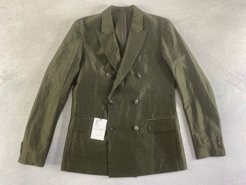 Lot 92  
            Nottingham Prem - Delivery Only 

                
PAUL SMITH MENS 2 BUTTON JACKET.SIZE 38R/48R
