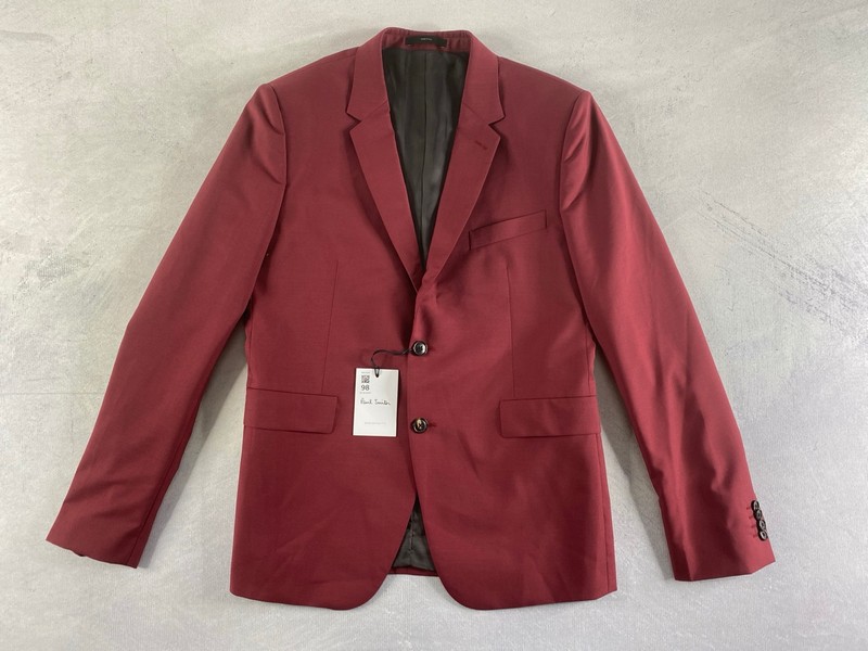 Lot 98  
            Nottingham Prem - Delivery Only 

                
PAUL SMITH MENS 2 BUTTON JACKET.SIZE 40/50