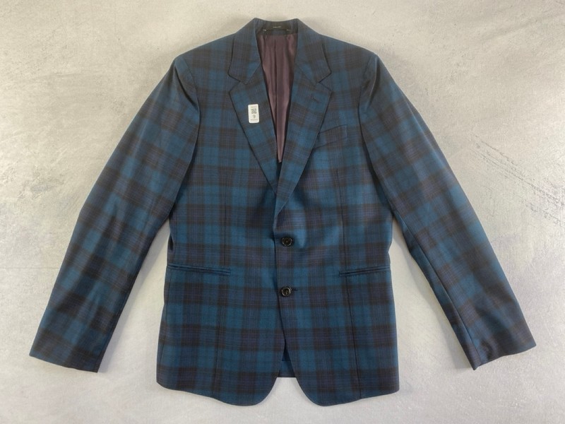 Lot 9  
            Nottingham Prem - Delivery Only 

                
PAUL SMITH MENS 2 BUTTON JACKET.SIZE 38R/48R MADE FROM 100% LAINE