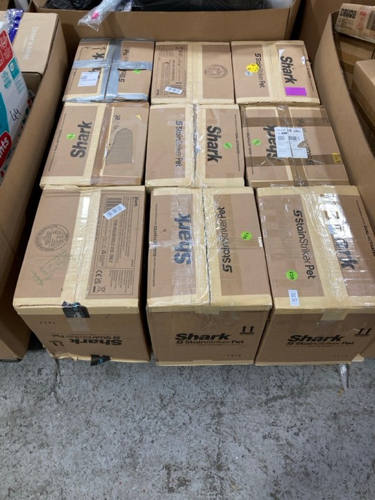 Lot 317  
            Marchington SR17 - Delivery or Collection 

                
PALLET OF SHARK STAIN STRIKER PET MODEL CLEANERS: LOCATION - B7 (KERBSIDE PALLET ...