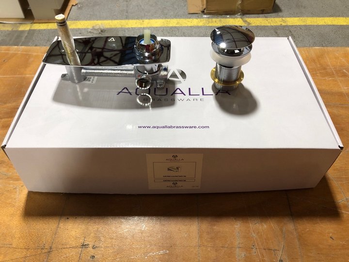 Lot 1197  
            Marchington SR18 - Delivery or Collection 

                
WALL MOUNTED BASIN MIXER WITH SPOUT & CHROME POP UP WASTE: LOCATION - PHOTO BOOTH