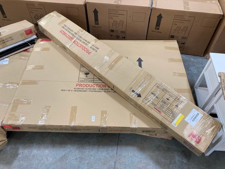 Lot 301  
            Marchington SR10 - Delivery or Collection 

                
JOHN LEWIS & PARTNERS CLYDE BED FRAME IN GREY 135 X 190CM ORIGINAL RRP: £198: LOC...